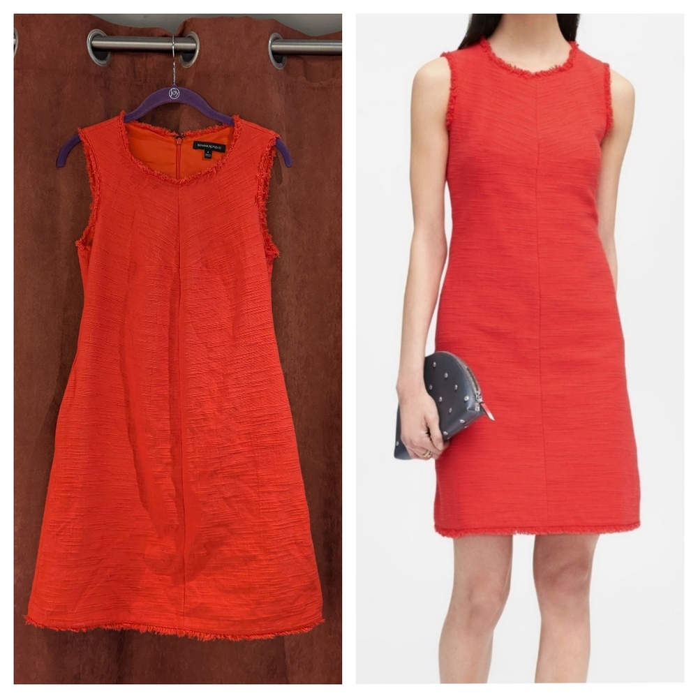 Banana Republic Sleeveless Tweed Dress